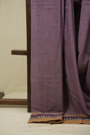 Lilac Cotton IIkal Saree - SRLCIS1121