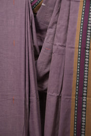 Lilac Cotton IIkal Saree - SRLCIS1121