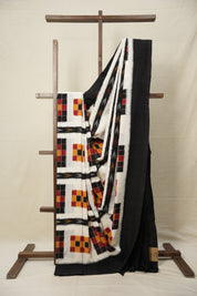 Multicolour Pochampalli Cotton Ikat Saree - SRMPCIS580