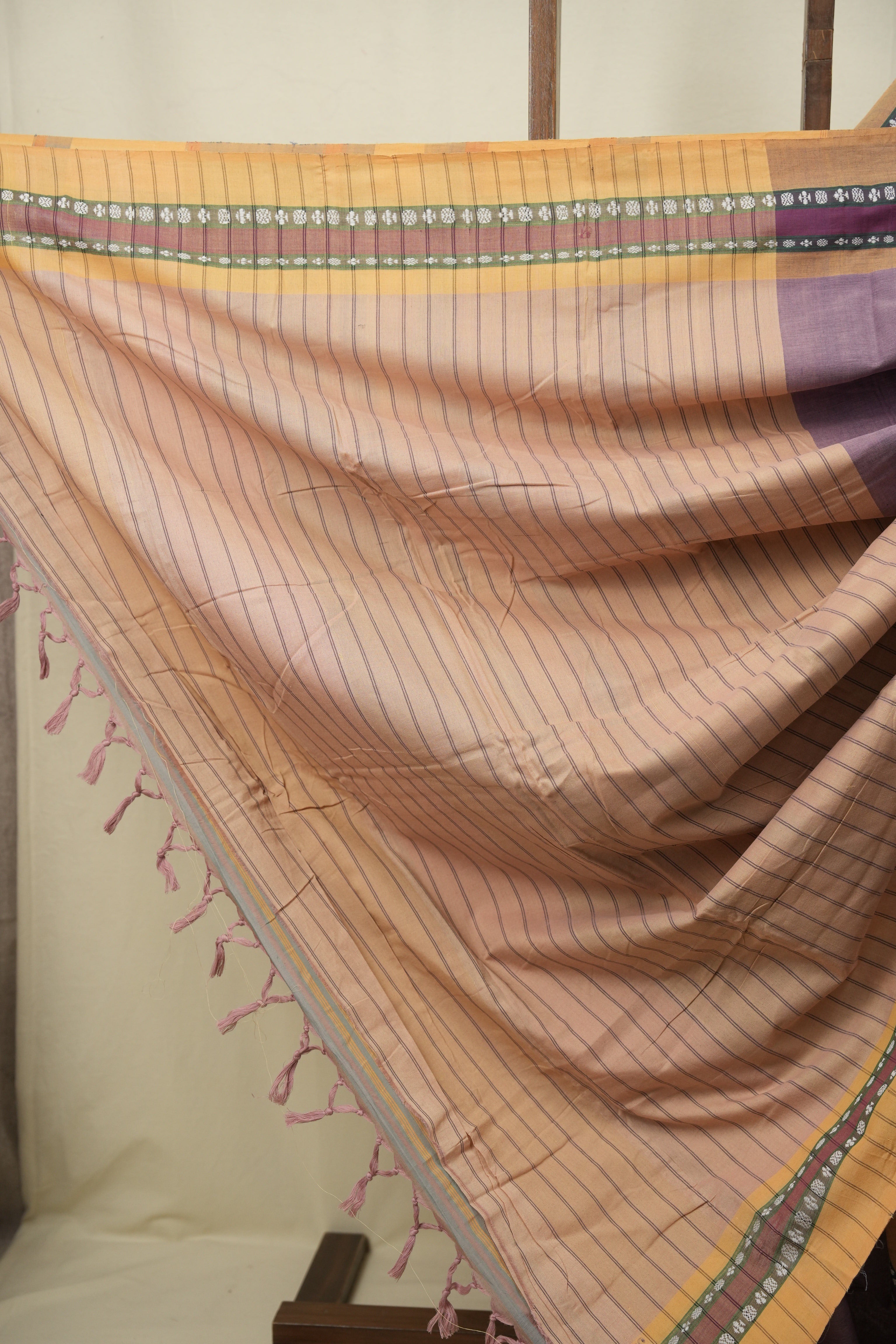 Lilac Cotton IIkal Saree - SRLCIS1121