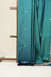 Teal Green Kanjeevaram Silk Saree - SRTGKSS683