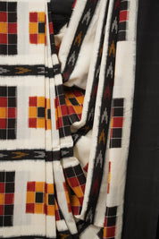 Multicolour Pochampalli Cotton Ikat Saree - SRMPCIS580