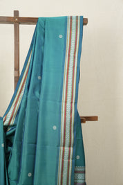Teal Green Kanjeevaram Silk Saree - SRTGKSS683