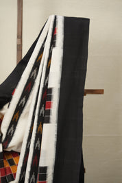 Multicolour Pochampalli Cotton Ikat Saree - SRMPCIS580