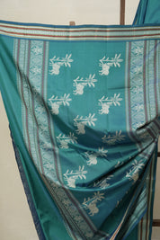 Teal Green Kanjeevaram Silk Saree - SRTGKSS683