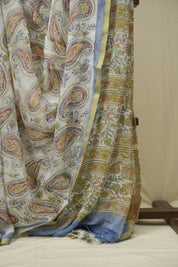 White HBP Georgette Saree - SRWHGS67