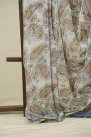White HBP Georgette Saree - SRWHGS67