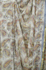 White HBP Georgette Saree - SRWHGS67