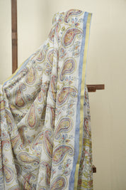 White HBP Georgette Saree - SRWHGS67