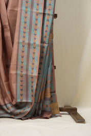 Brown Kanjeevaram Silk Saree-SRBKSS577