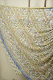 White HBP Georgette Saree - SRWHGS67