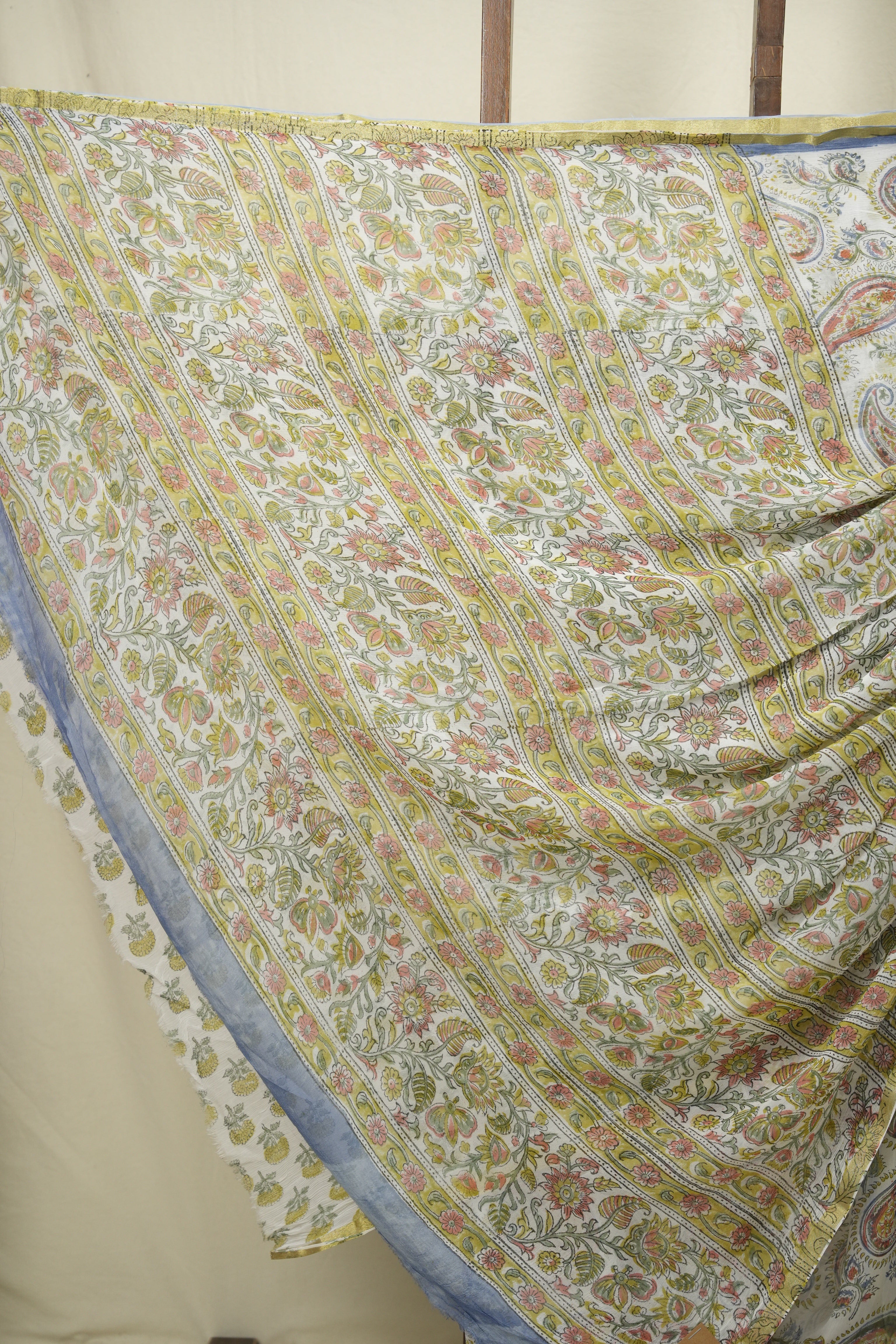 White HBP Georgette Saree - SRWHGS67