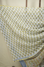 White HBP Georgette Saree - SRWHGS67