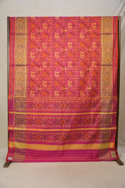 Pink Rajkot Patola Silk Saree - SRPRPSS518