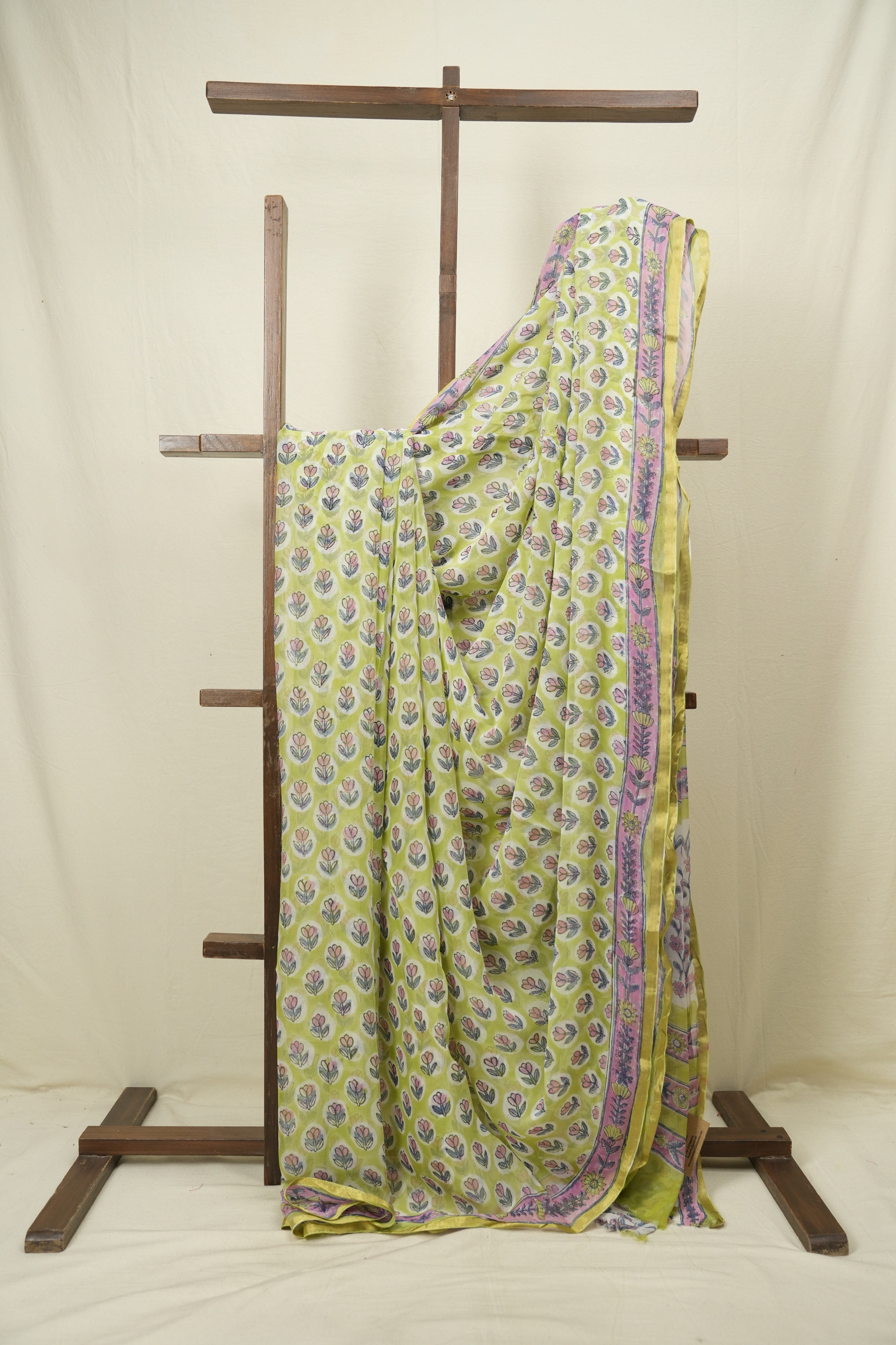 Mint Green HBP Georgette Saree - SRMGHGS55
