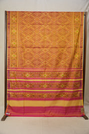 Dual Tone Pink Rajkot Patola Silk Saree - SRDTPRPSS491