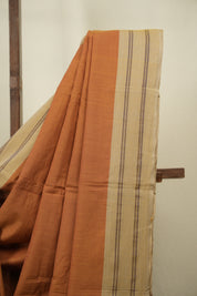 Mustard Cotton IIkal Saree - SRMCIS1117