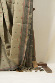 Sage Green Kanjeevaram Silk Saree-SRSGKSS600
