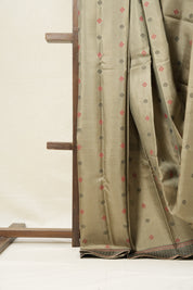 Sage Green Kanjeevaram Silk Saree-SRSGKSS600