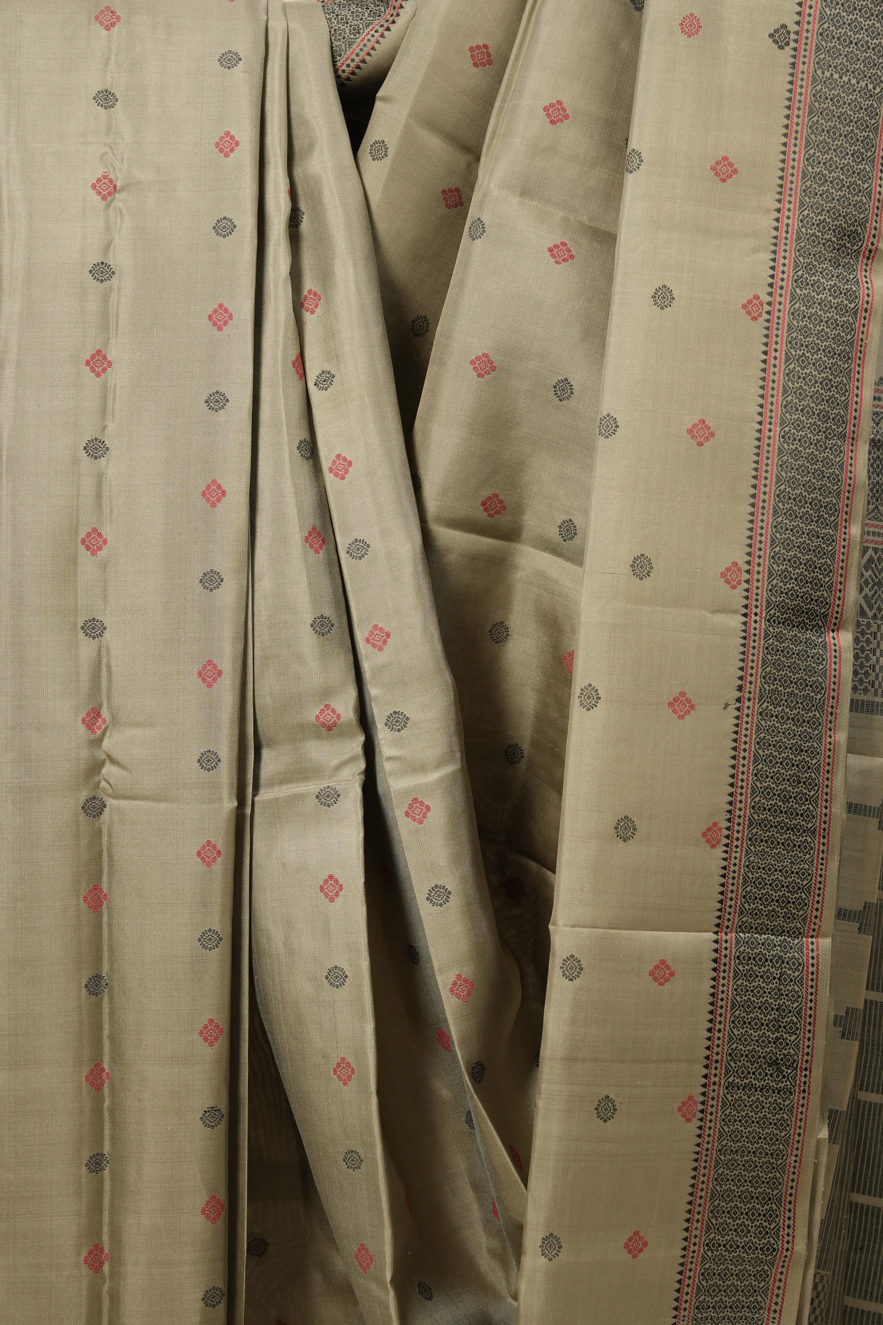 Sage Green Kanjeevaram Silk Saree-SRSGKSS600