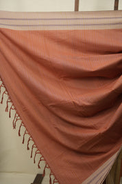 Mustard Cotton IIkal Saree - SRMCIS1117