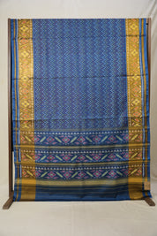 Blue Rajkot Patola Silk Saree - SRBRPSS437