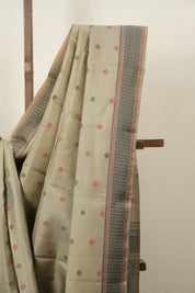 Sage Green Kanjeevaram Silk Saree-SRSGKSS600