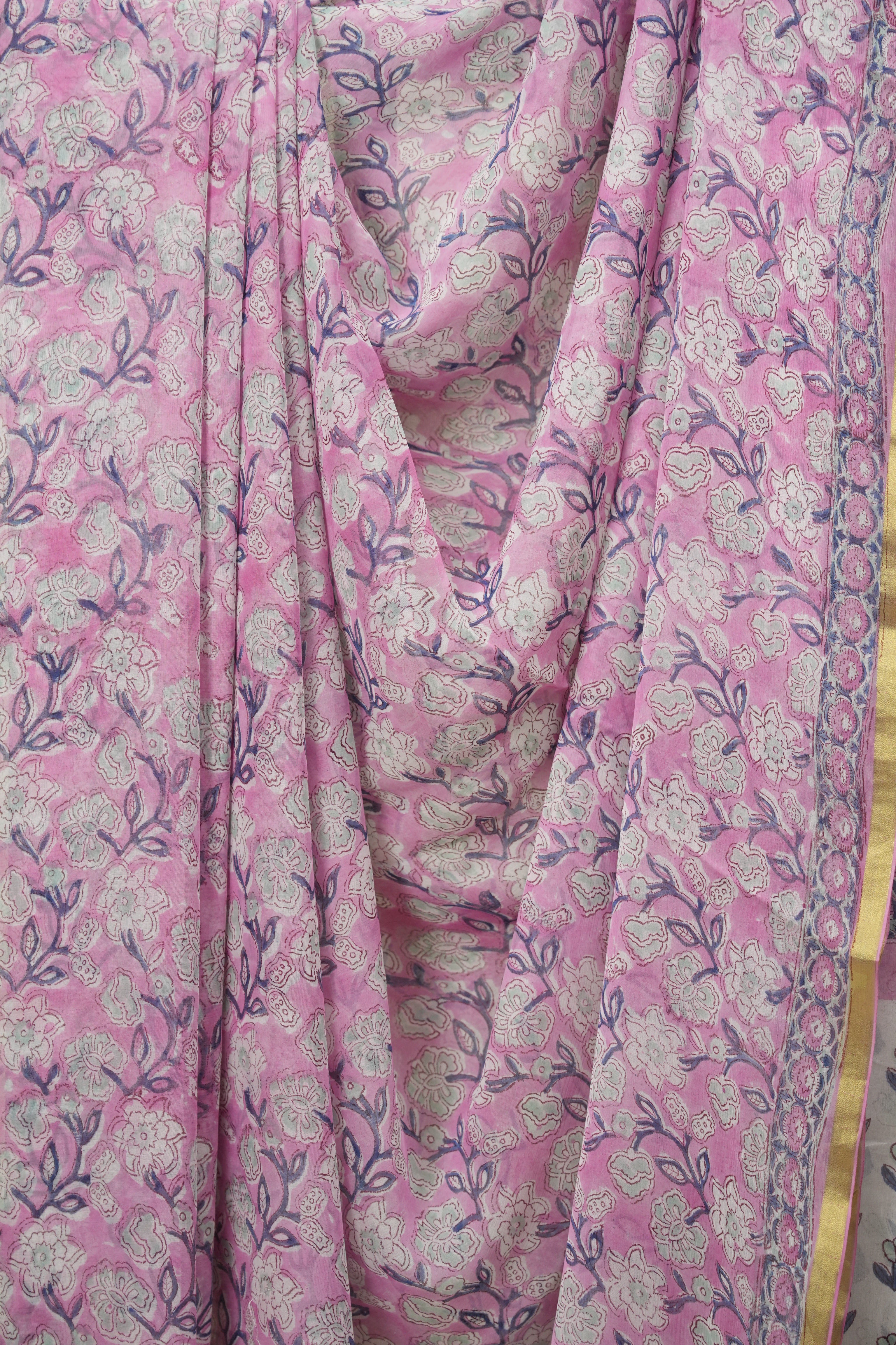 Pink HBP Georgette Saree - SRPHGS54