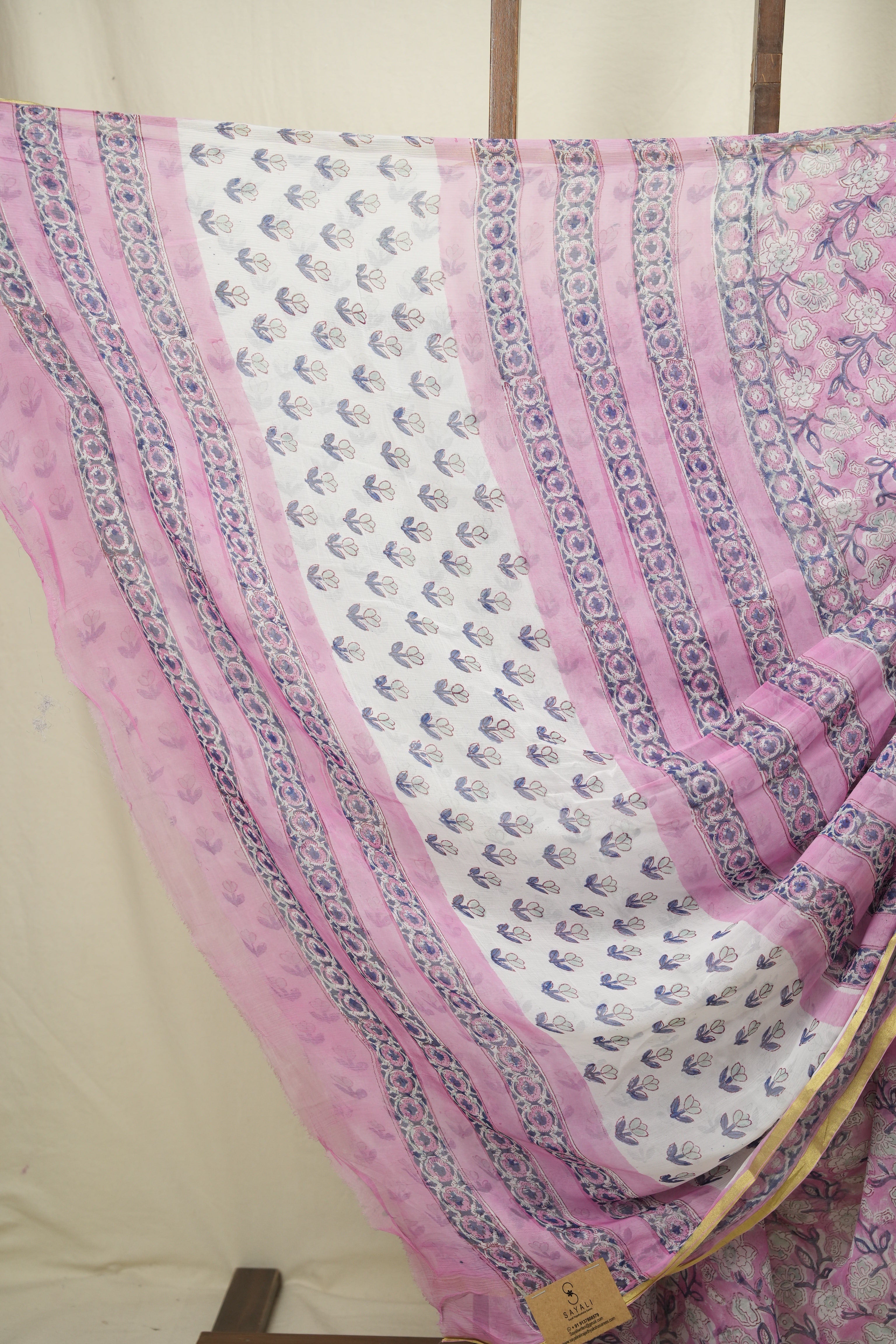 Pink HBP Georgette Saree - SRPHGS54