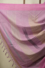 Lavender Cotton IIkal Saree - SRLCIS1118