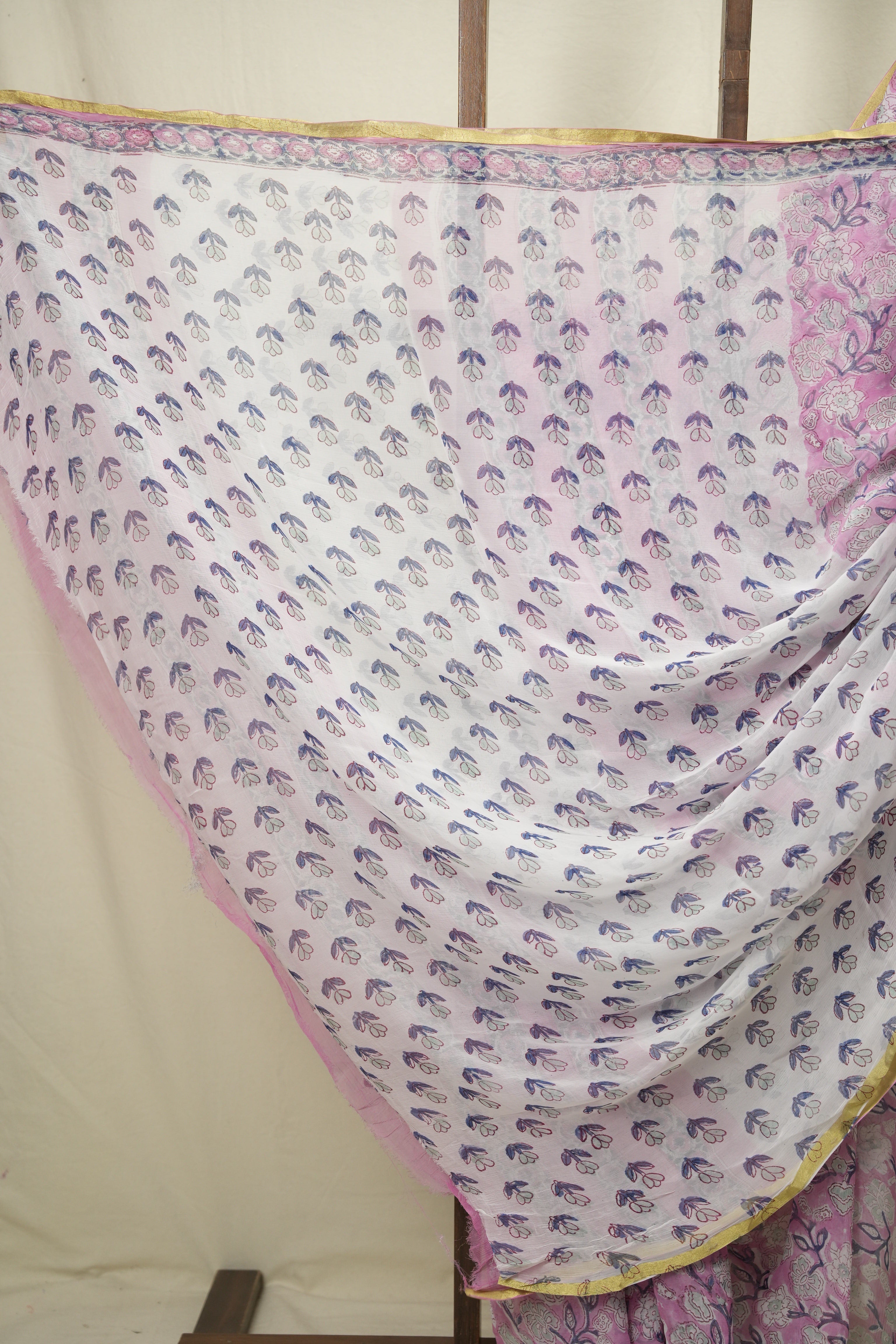 Pink HBP Georgette Saree - SRPHGS54