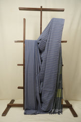 Blue Cotton IIkal Saree - SRBCIS1119