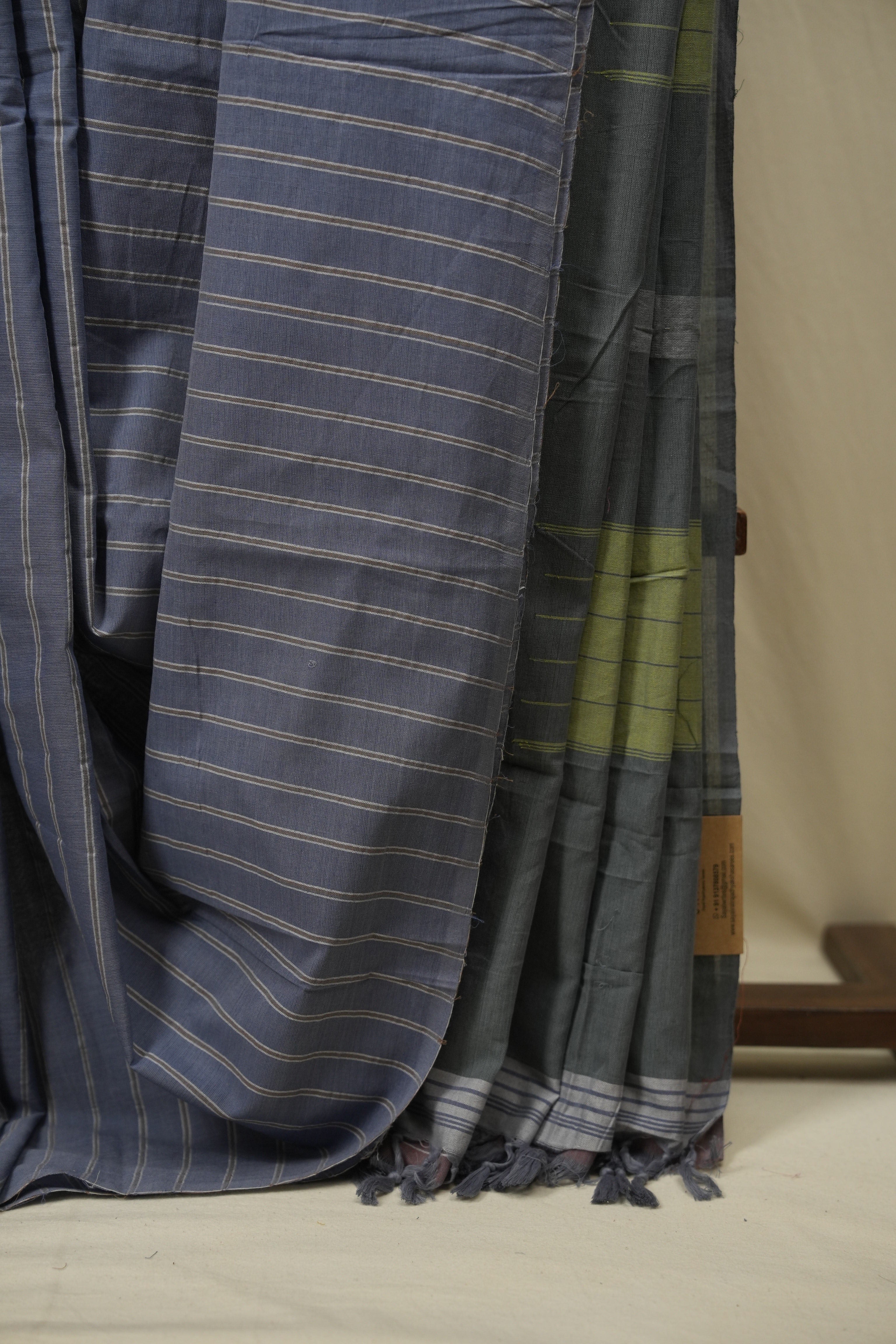 Blue Cotton IIkal Saree - SRBCIS1119