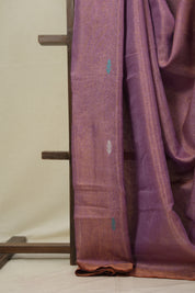 Pink Tissue Linen Jamdani Saree - SRPTLJS185