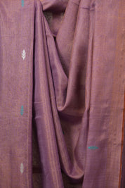 Pink Tissue Linen Jamdani Saree - SRPTLJS185