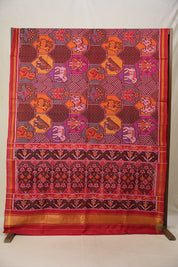 Multicolour Rajkot Patola Silk Saree - SRMRPSS553