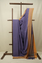Purple Cotton IIkal Saree - SRPCIS1115