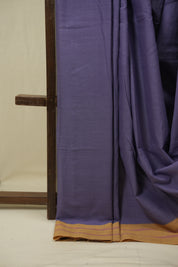 Purple Cotton IIkal Saree - SRPCIS1115