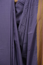 Purple Cotton IIkal Saree - SRPCIS1115