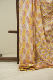 Yellow HBP Georgette Saree - SRYHGS63