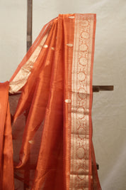 Copper Tissue Banarasi Silk Saree - SRCTBSS44