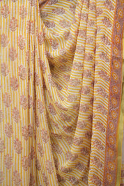 Yellow HBP Georgette Saree - SRYHGS63