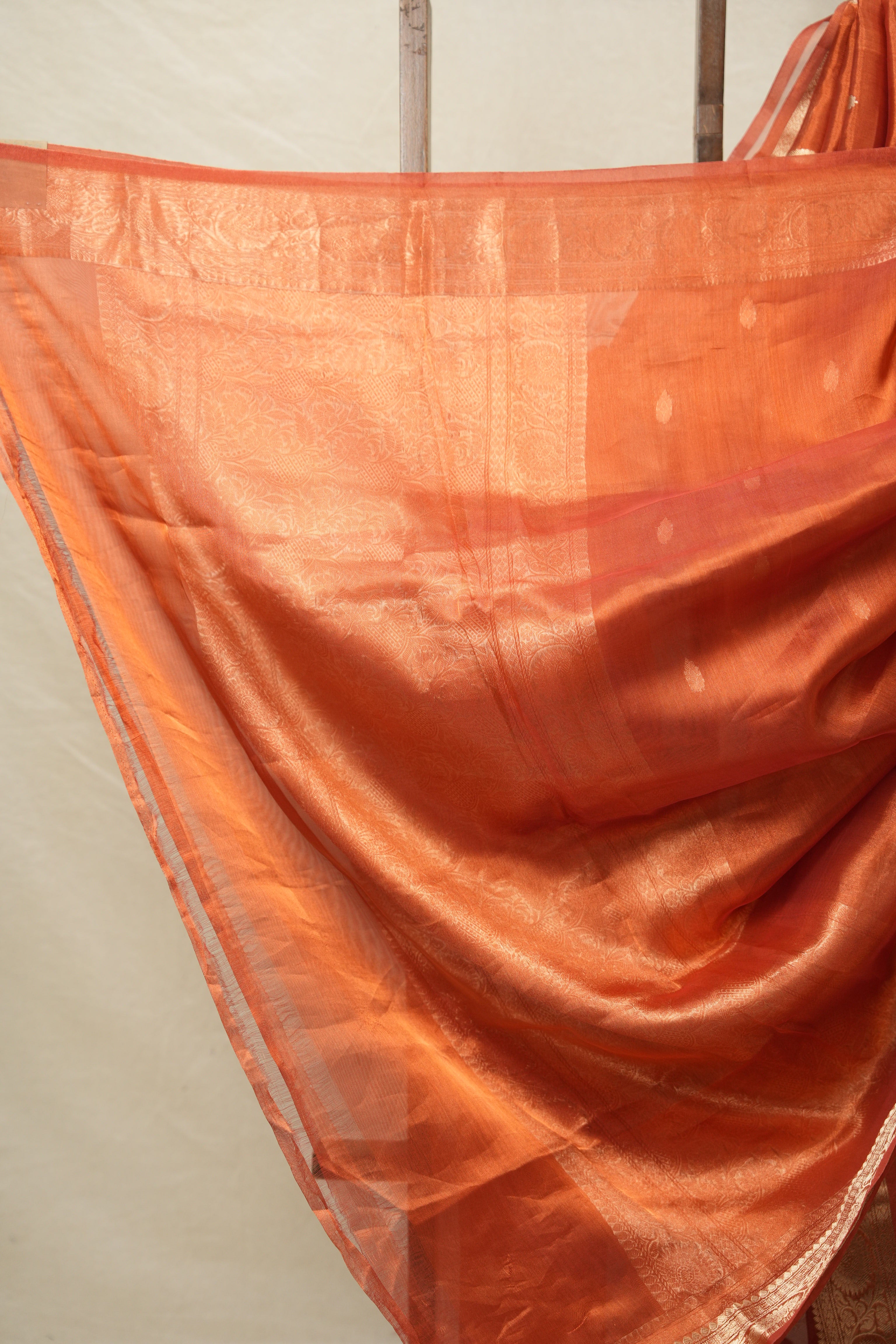 Copper Tissue Banarasi Silk Saree - SRCTBSS44
