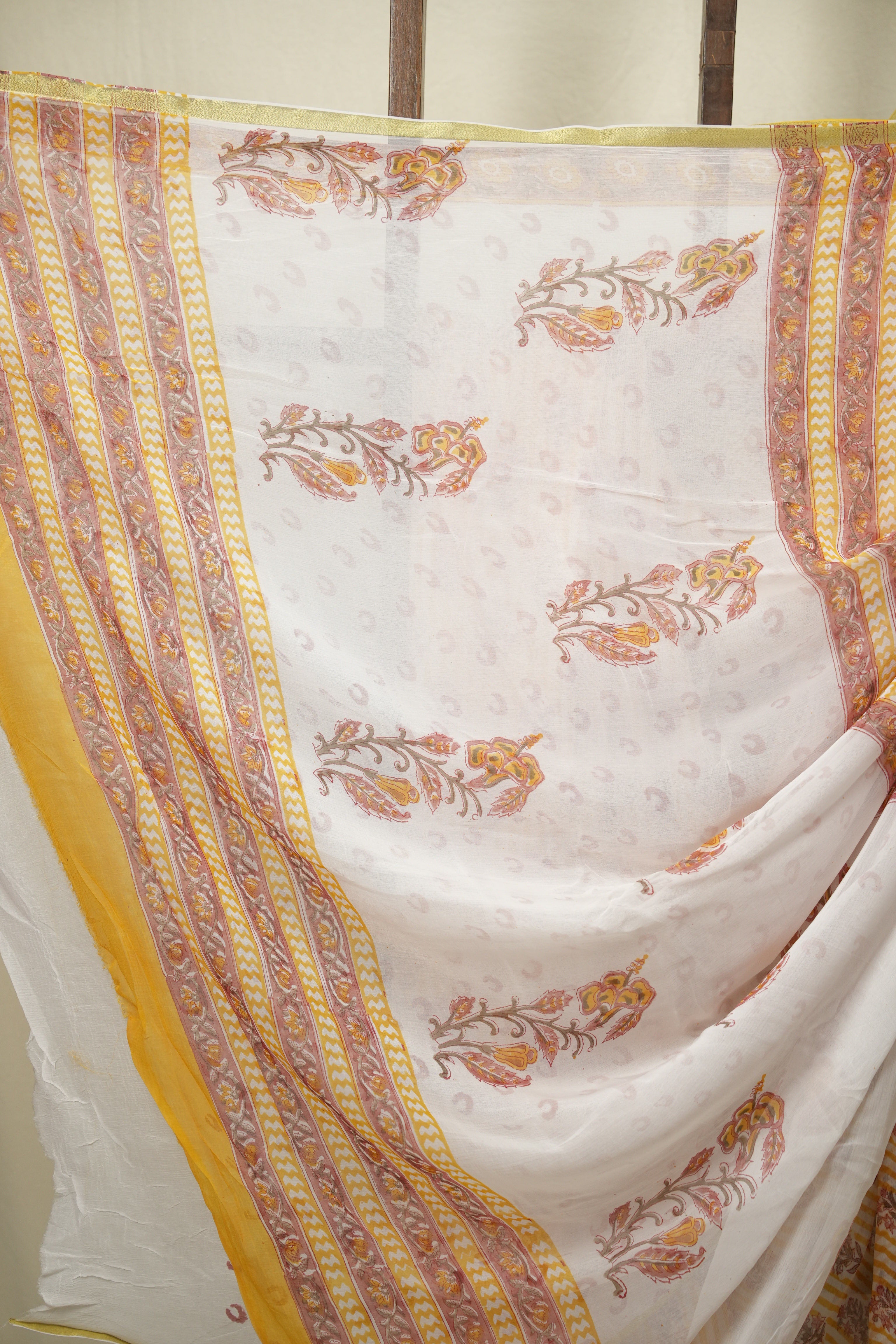Yellow HBP Georgette Saree - SRYHGS63