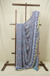 Sky Blue HBP Georgette Saree - SRSBHGS53