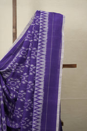 Purple Pochampalli Cotton Ikat Saree - SRPPCIS606