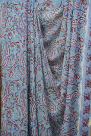 Sky Blue HBP Georgette Saree - SRSBHGS53