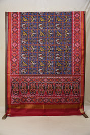 Blue Rajkot Patola Silk Saree - SRBRPSS389