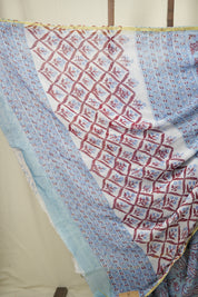 Sky Blue HBP Georgette Saree - SRSBHGS53