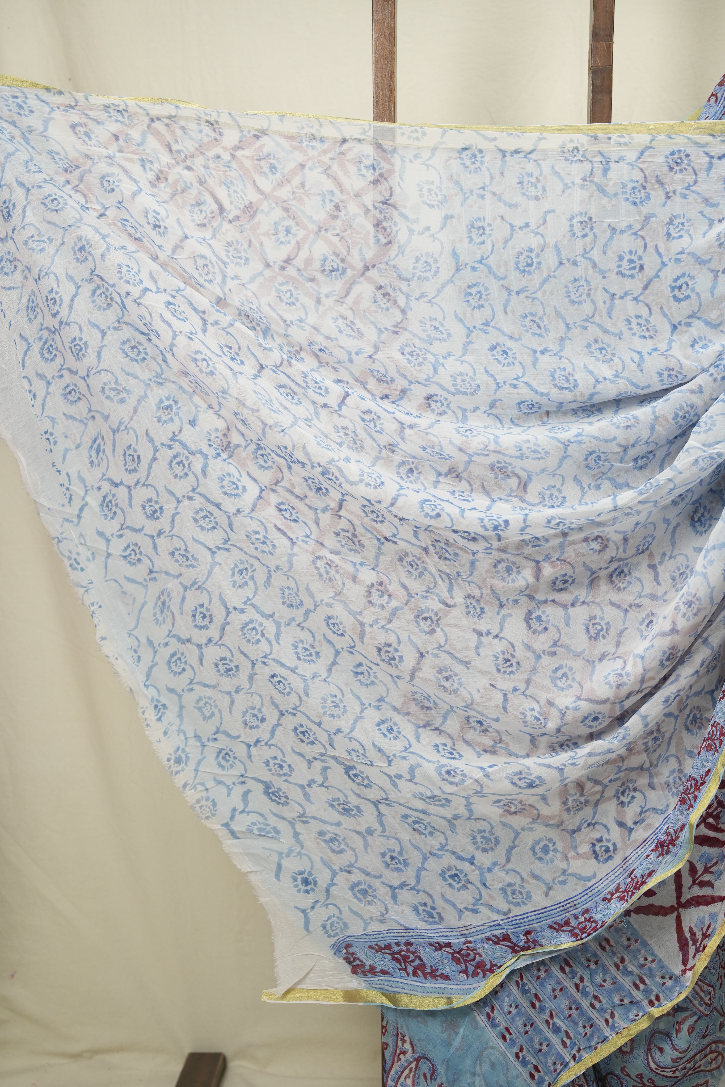 Sky Blue HBP Georgette Saree - SRSBHGS53